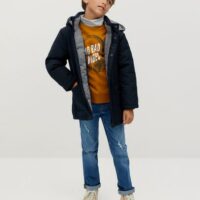 Anorak matelassé capuche Nouvelle collection MANGO KIDS