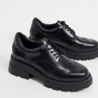 Ash London - Chaussures richelieu épaisses - Noir Asos