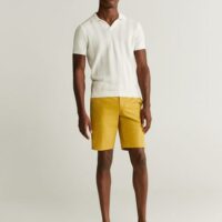 Bermuda style chino en coton Nouvelle collection MANGO MAN