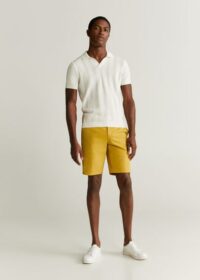 Bermuda style chino en coton Nouvelle collection MANGO MAN