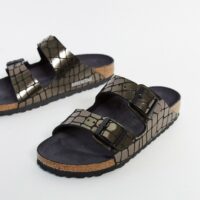 Birkenstock - Arizona - Sandales - Noir Gator Asos