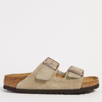 Birkenstock - Arizona - Sandales en daim - Taupe-Beige Asos