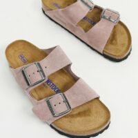 Birkenstock - Arizona - Sandales plates - Lavande-Violet Asos