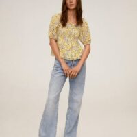 Blouse en imprimé floral Nouvelle collection MANGO