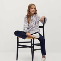 Blouse en imprimé floral Nouvelle collection MANGO KIDS