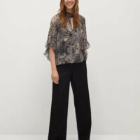 Blouse en imprimé paisley Nouvelle collection MANGO