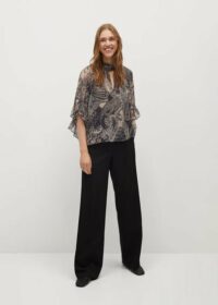 Blouse en imprimé paisley Nouvelle collection MANGO