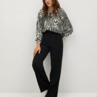 Blouse imprimé zèbre Nouvelle collection MANGO