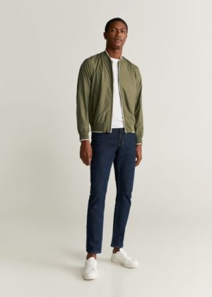 Blouson bomber tissu technique Nouvelle collection MANGO MAN