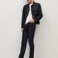 Blouson denim délavé soft Nouvelle collection MANGO MAN