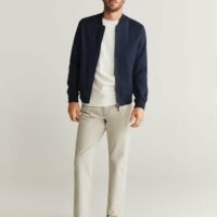 Bomber coton lin Nouvelle collection MANGO MAN