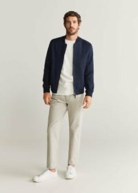 Bomber coton lin Nouvelle collection MANGO MAN