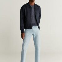 Bomber imitation daim Nouvelle collection MANGO MAN