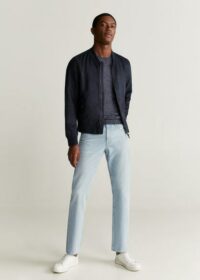 Bomber imitation daim Nouvelle collection MANGO MAN