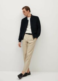 Bomber imitation daim Nouvelle collection MANGO MAN