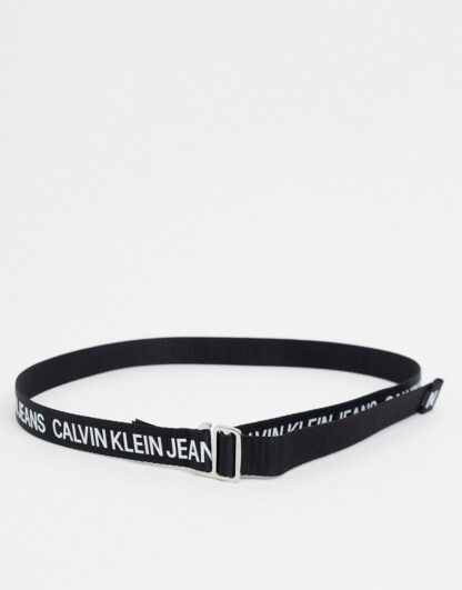 Calvin Klein Jeans - Off Duty - Ceinture style sangle-Noir Asos