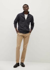 Cardigan jaspé en laine Nouvelle collection MANGO MAN