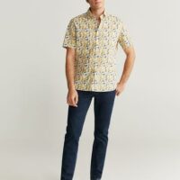 Chemise avec imprimé tropical Nouvelle collection MANGO MAN