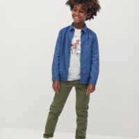 Chemise denim coton Nouvelle collection MANGO KIDS