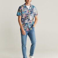 Chemise fluide hawaïenne Nouvelle collection MANGO MAN