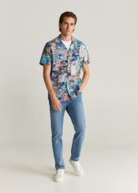 Chemise fluide hawaïenne Nouvelle collection MANGO MAN