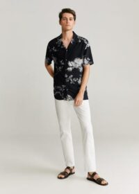 Chemise fluide hawaïenne Nouvelle collection MANGO MAN