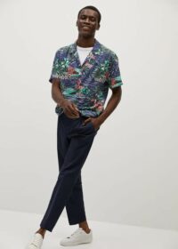 Chemise fluide hawaïenne Nouvelle collection MANGO MAN