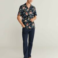 Chemise fluide hawaïenne Nouvelle collection MANGO MAN