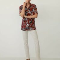 Chemise fluide hawaïenne Nouvelle collection MANGO MAN