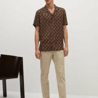 Chemise fluide imprimée Nouvelle collection MANGO MAN