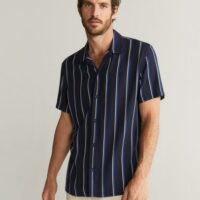 Chemise fluide rayures Nouvelle collection MANGO MAN