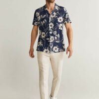 Chemise imprimé hawaïen Nouvelle collection MANGO MAN