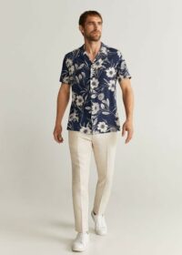 Chemise imprimé hawaïen Nouvelle collection MANGO MAN