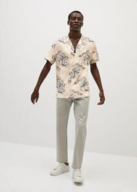 Chemise imprimée fluide Nouvelle collection MANGO MAN