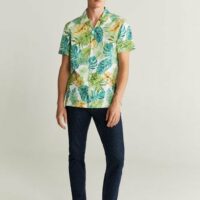 Chemise imprimée hawaïenne Nouvelle collection MANGO MAN