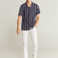 Chemise regular-fit à rayures Nouvelle collection MANGO MAN