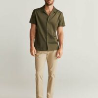 Chemise regular-fit coton lyocell Nouvelle collection MANGO MAN