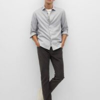 Chemise regular-fit coton lyocell Nouvelle collection MANGO MAN