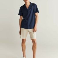 Chemise regular-fit coton lyocell Nouvelle collection MANGO MAN