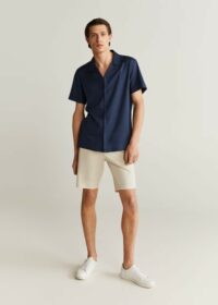 Chemise regular-fit coton lyocell Nouvelle collection MANGO MAN