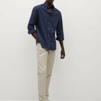 Chemise slim-fit 100 % coton Nouvelle collection MANGO MAN