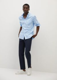 Chemise slim-fit 100 % coton Nouvelle collection MANGO MAN