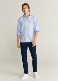 Chemise slim-fit à motifs imprimés Nouvelle collection MANGO MAN