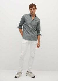 Chemise slim-fit coton modal Nouvelle collection MANGO MAN