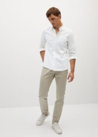 Chemise slim-fit coton modal Nouvelle collection MANGO MAN