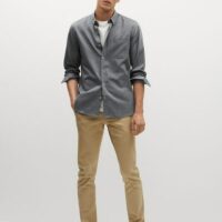 Chemise slim-fit coton modal Nouvelle collection MANGO MAN