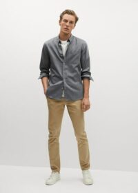 Chemise slim-fit coton modal Nouvelle collection MANGO MAN