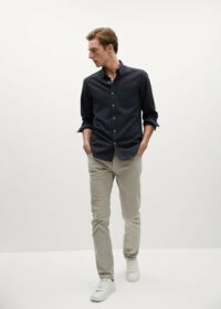 Chemise slim-fit coton modal Nouvelle collection MANGO MAN