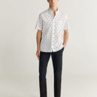 Chemise slim-fit mickey mouse Nouvelle collection MANGO MAN