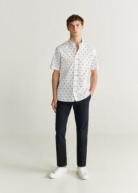 Chemise slim-fit mickey mouse Nouvelle collection MANGO MAN